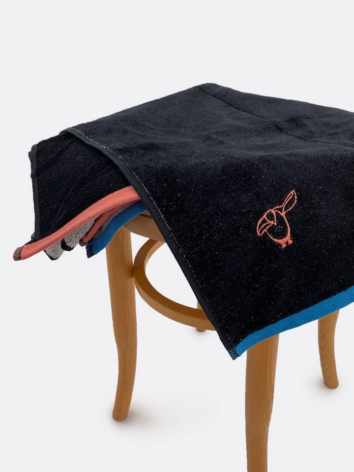 Climate-positive bath towel PANGU x KUSHEL for wholesale by PANGU