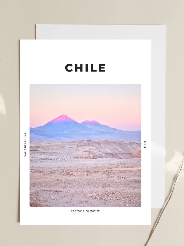 Imprimé « Valle De La Luna » du Chili pour la vente par The Travel Edit