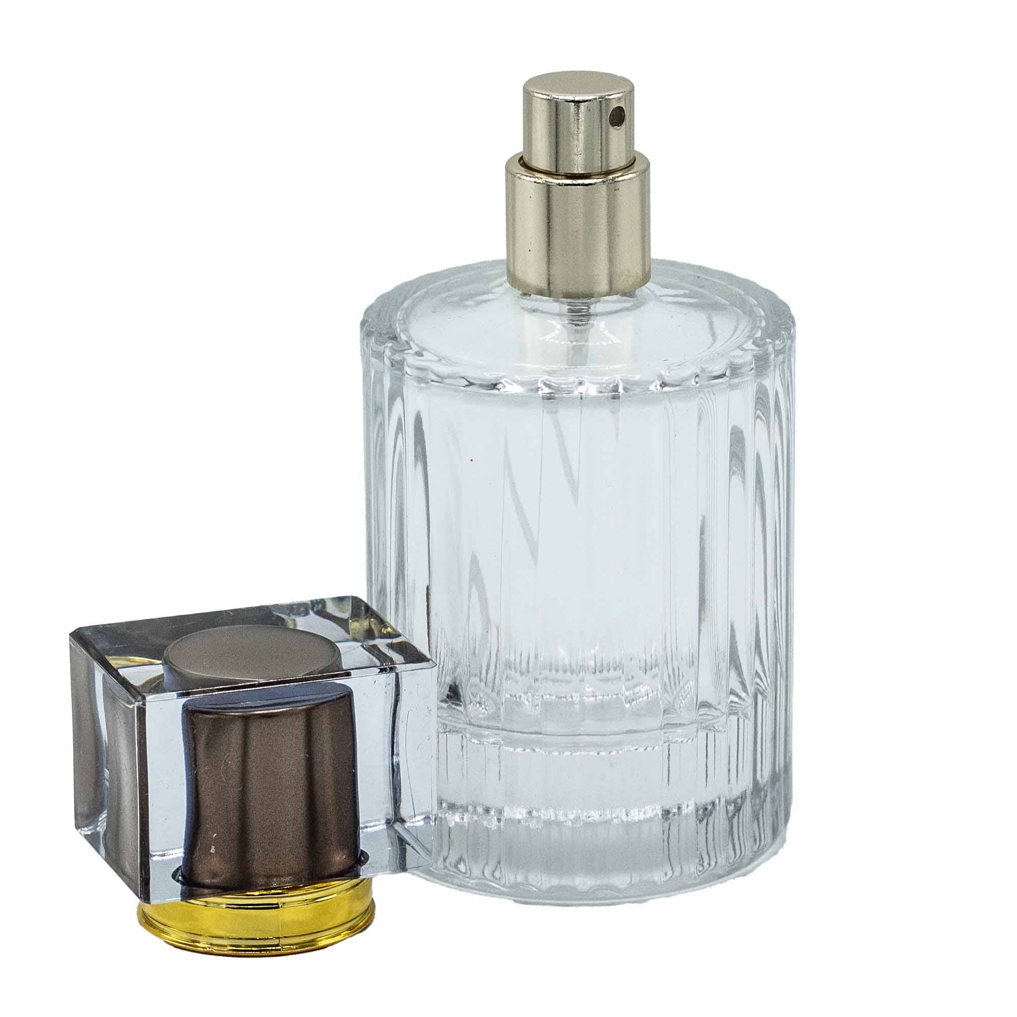 AWGifts Europe - Wholesale Perfume/Eau de Toilette - 50ml Round Ribbed Bottle, Spray and Cap1