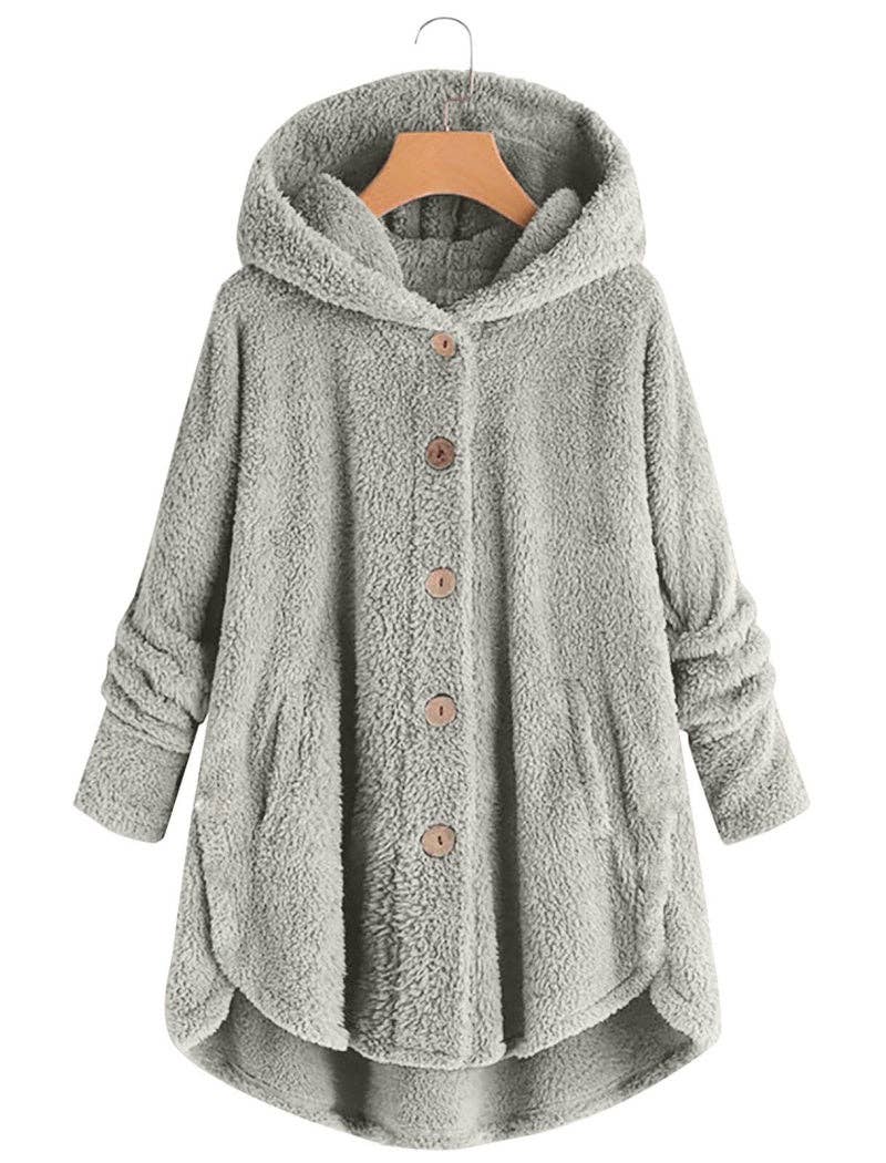 safistyle – Großhandel Jacke – Damen – Knopf-Hoch Gemütliche Kapuzenjacke4