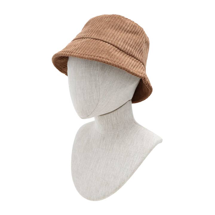 anbfashion - Wholesale Bucket hat – Women's - Warm Tone Corduroy Bucket Hat 50875