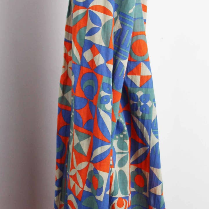 Les Belles Vagabondes - Wholesale Head Scarf - Women's - Organic Cotton Scarf Bergen Orange