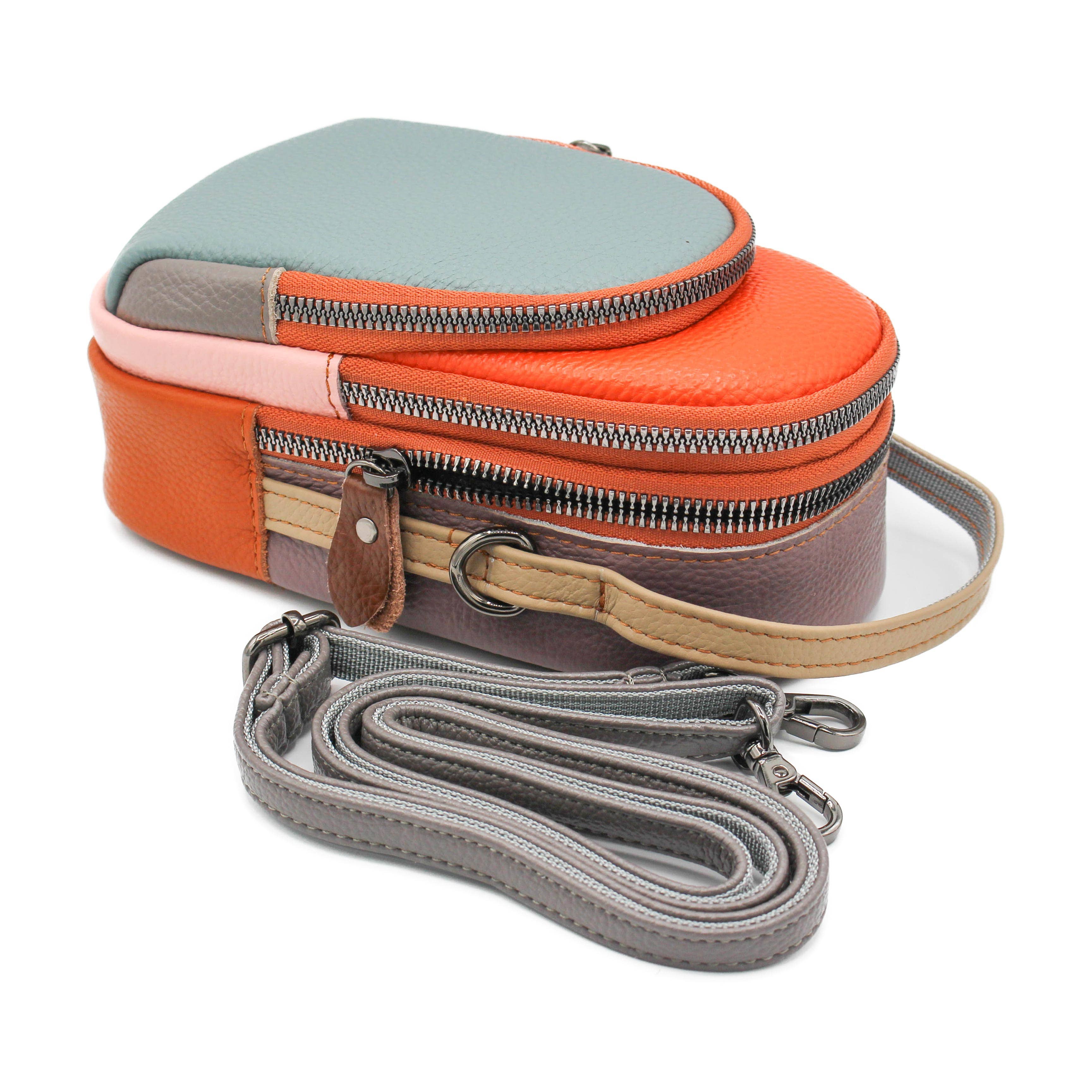 Zerimar 1942 – Engroshandel Rygsæk - Dame – Ægte læder crossbody-taske og rygsæk til kvinder, 19 x 10 x 9 cm8