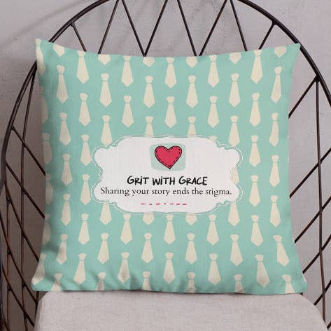 Coussin décoratif à la mode de papa cool pour la vente par Grit with Grace, LLC