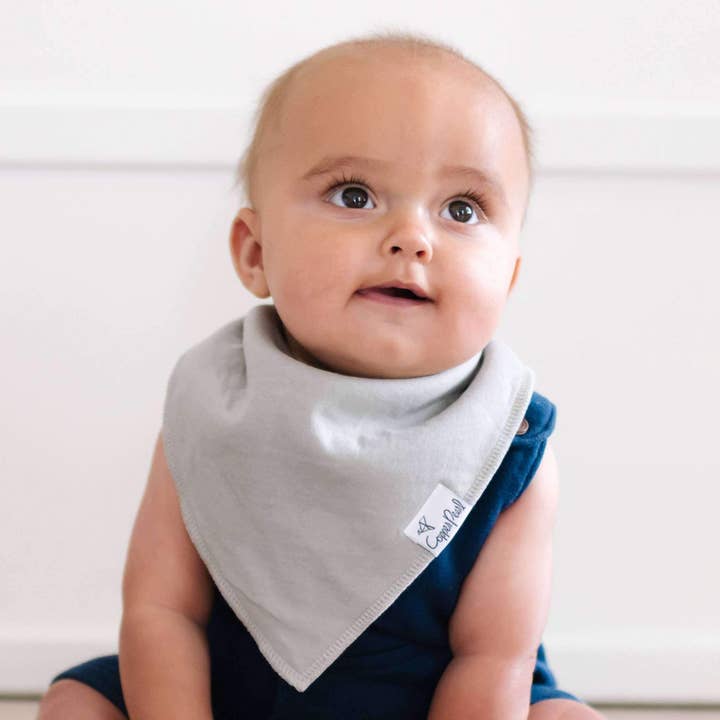 Copper Pearl - Wholesale Bandana Bib - Baby Bandana Bibs - Stone