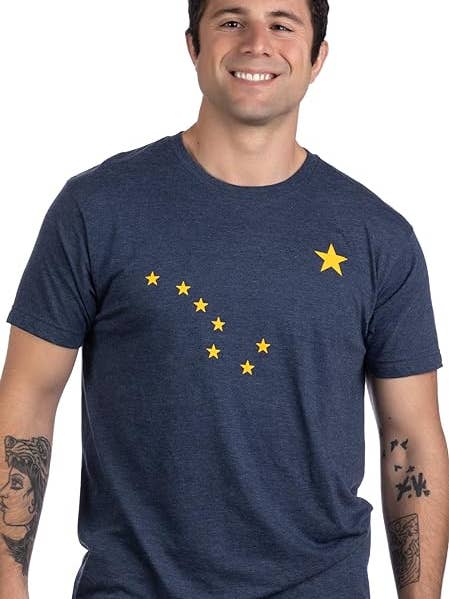Camiseta Alaska Orgulho Aurora Boreal Ursa Maior Polaris por atacado de Ann Arbor Tees