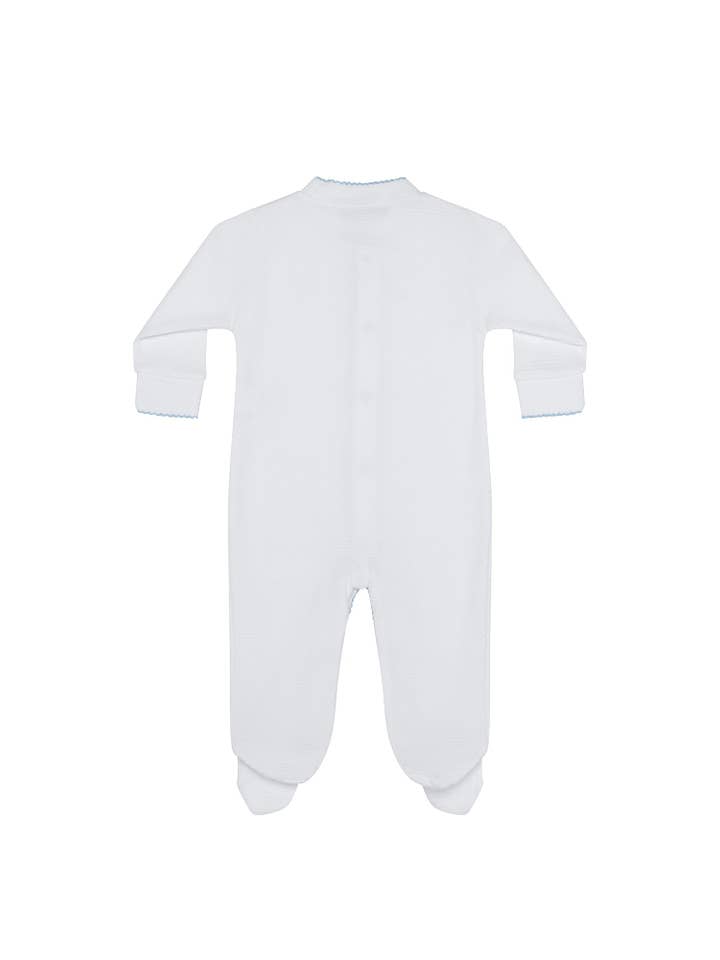 Nellapima - Wholesale Jumpsuit - Baby - White Bubble Baby Footie