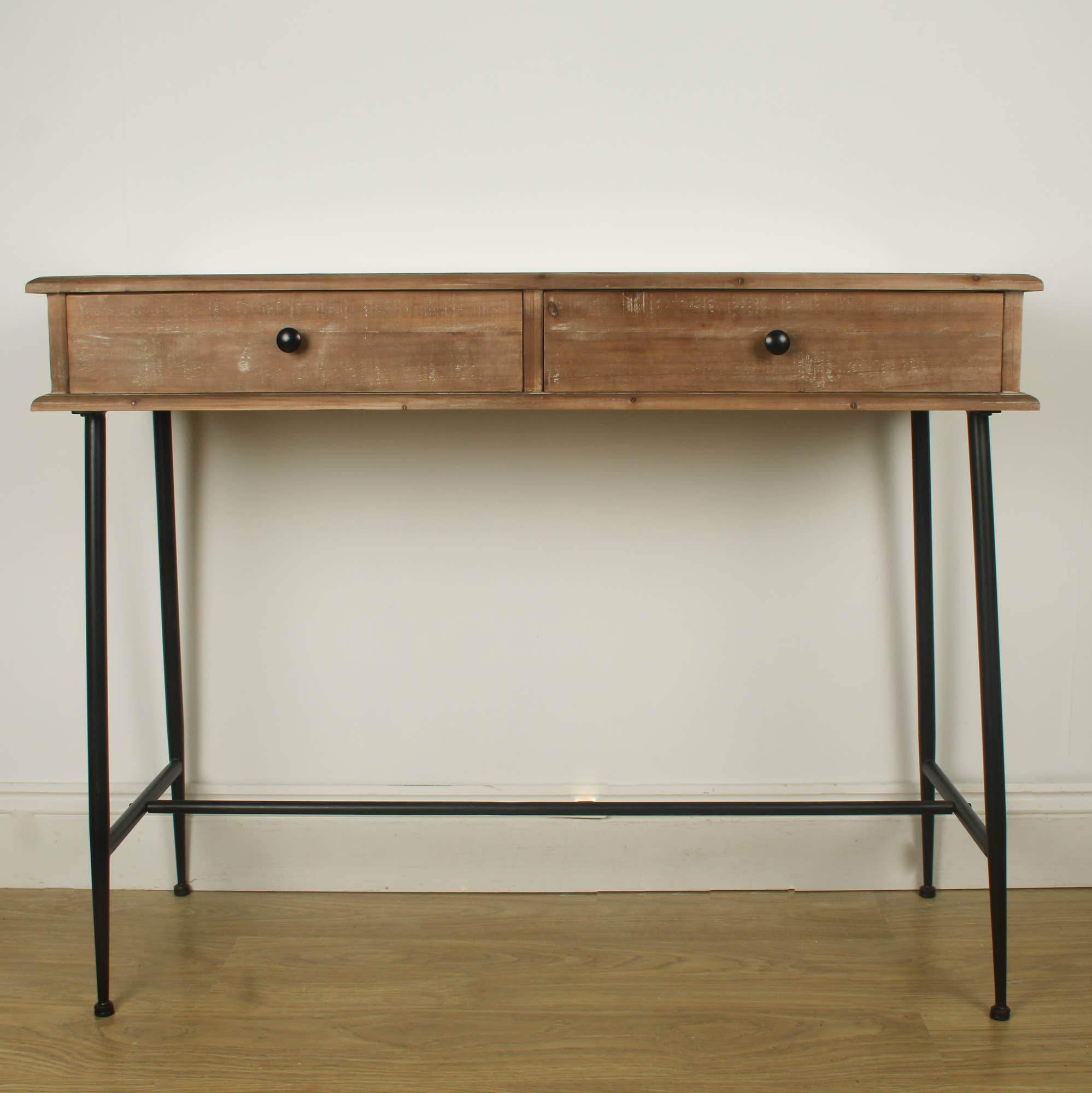 Originals International Ltd – Engroshandel Tebord – Wood Table Crafter – sidebord med glas- og træramme2