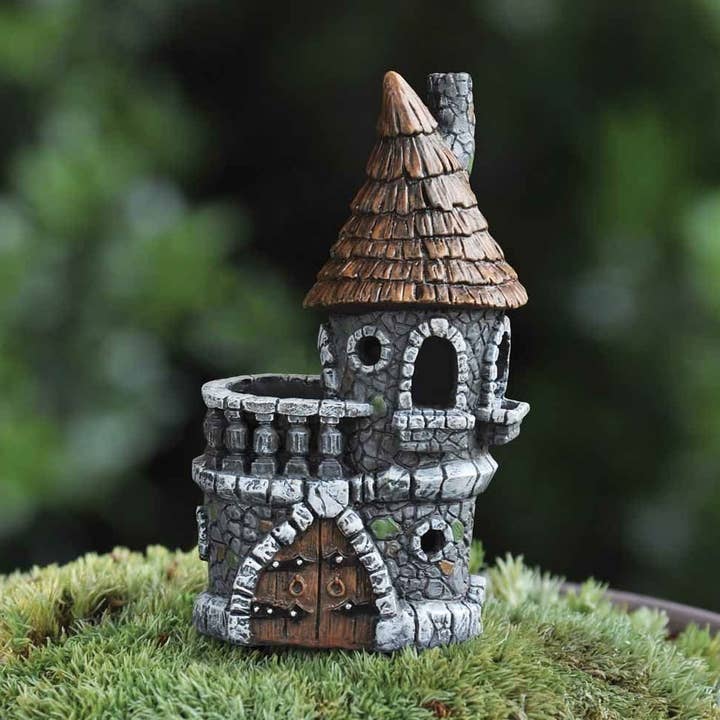 Micro Mini Fairy Castle (Fiddlehead) for wholesale by Fairygoodies