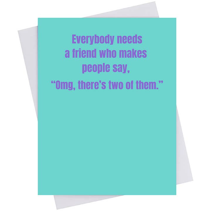 GREETING CARD -OMG, there's two of them for wholesale by Mary Phillips Designs