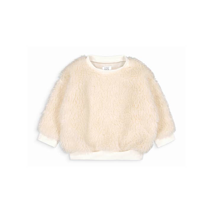 Bear Sweatshirt, Cream for wholesale by UPÉ