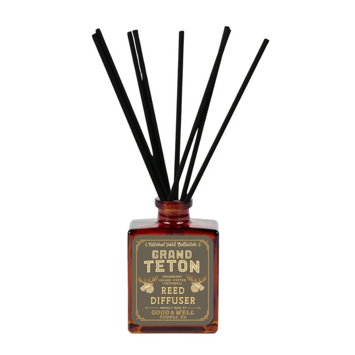 Grand Teton National Park Reed Diffuser for wholesale by Good & Well Supply Co.