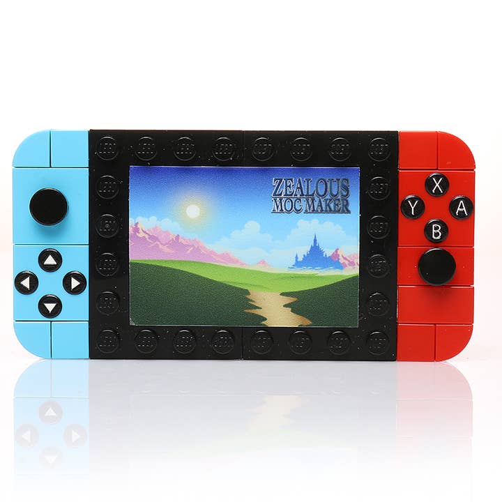 Custom Pretendo 2017 Handheld Console Building Set made using LEGO parts for wholesale by B3 Customs