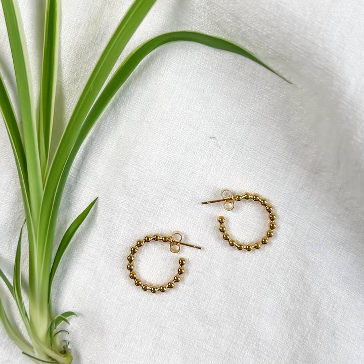 Natalie Clare Collections - Wholesale Hoop Earrings - Beaded Hoop Earrings