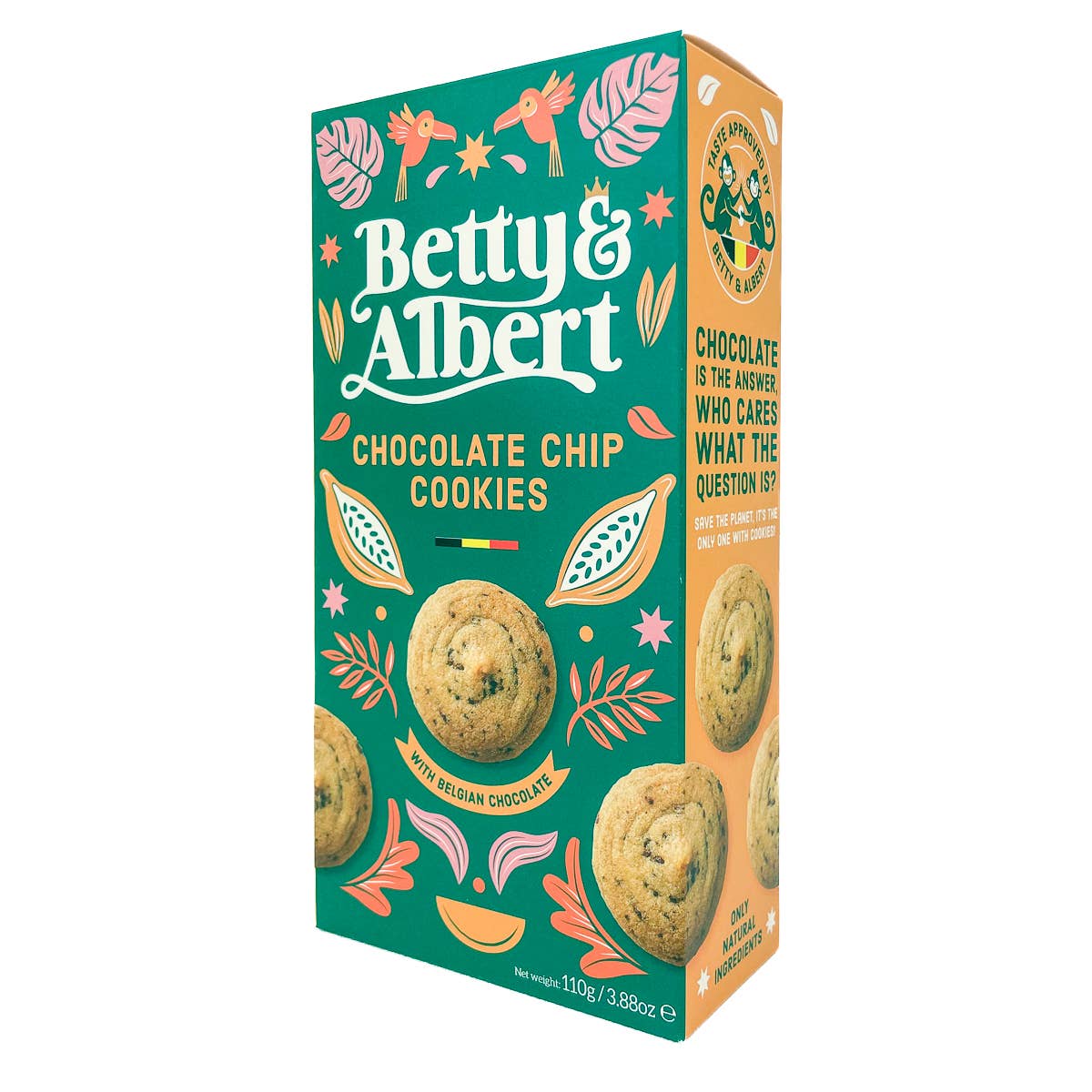 Betty & Albert - Wholesale Cookie - Belgian Chocolate Chip Cookie 110g4