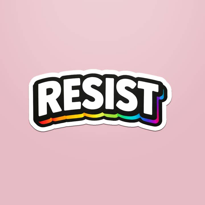 Resist Aufkleber für den Großhandel von Crimson and Clover Studio