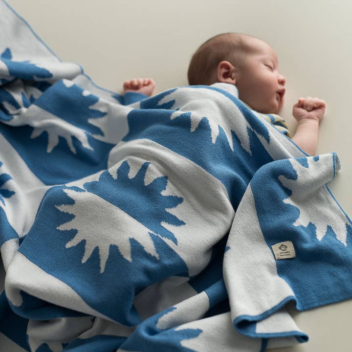 micu micu - Wholesale Bedding blanket – Kids & Baby - Baby blanket suns blue royal2