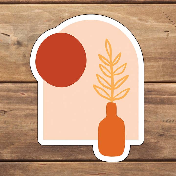 Arch Sun Plant, autocollant en vinyle, autocollant pour ordinateur portable, autocollant pour ordinateur portable pour la vente par C3DAR Design