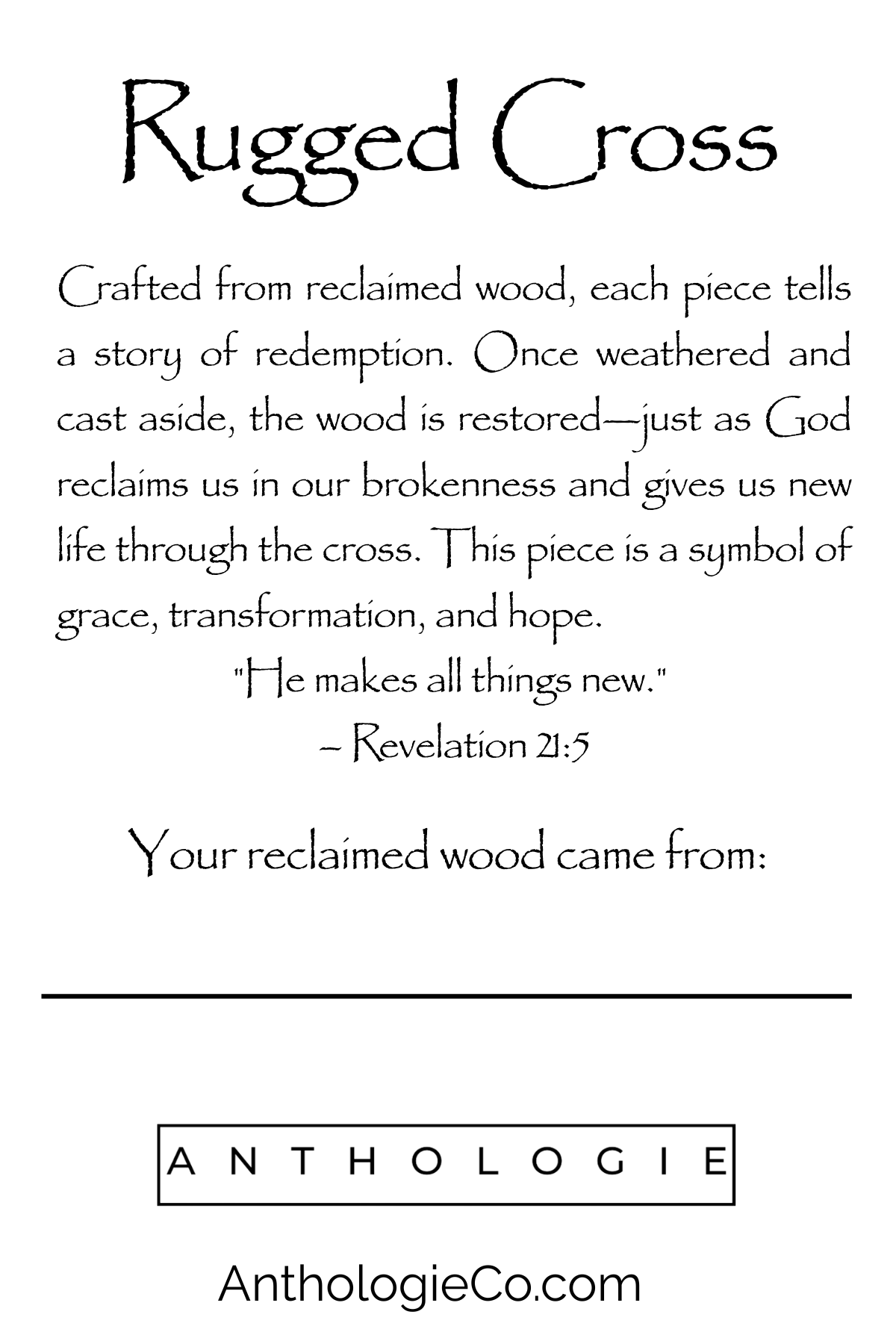 Anthologie, Co. - Wholesale Painting/Drawing - Rugged Cross Painting - Christian Artwork5