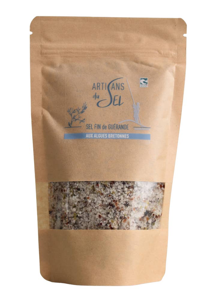 Recarrega Fine Guérande Salt Algas Marinhas Breton 200gr por atacado de Artisans du sel