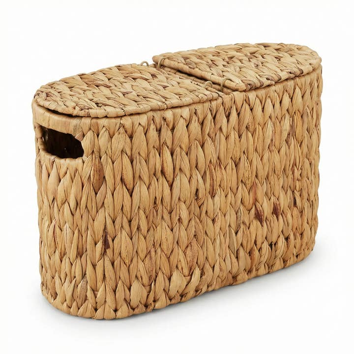 DEILSY™ Water Hyacinth Toilet Paper Basket for 6 Rolls for wholesale by DEILSY