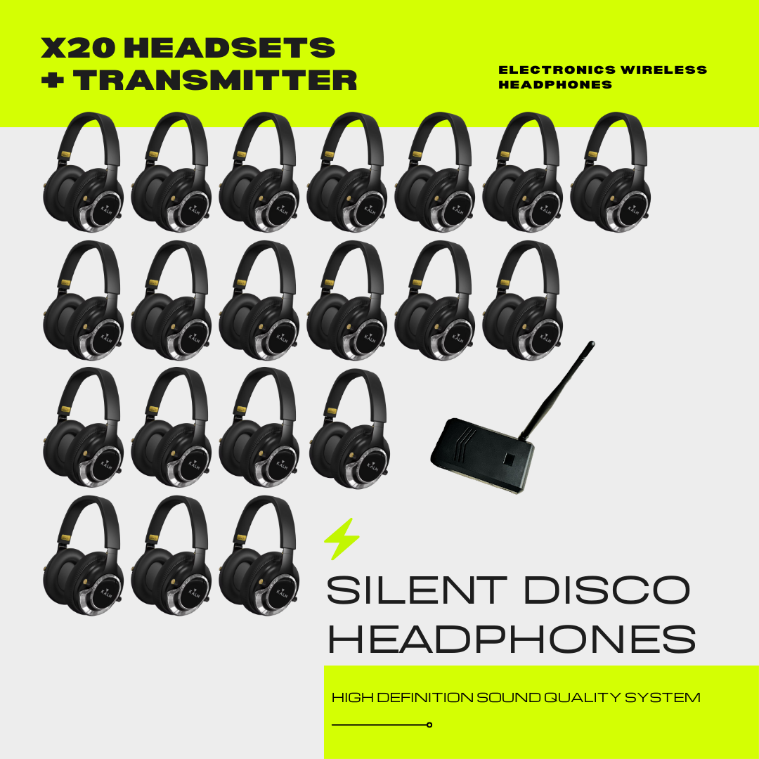 Kalm Yoga - Vendita all'ingrosso Cuffie - Silent Disco Silent Yoga Kalm Now® Cuffie HiFi3