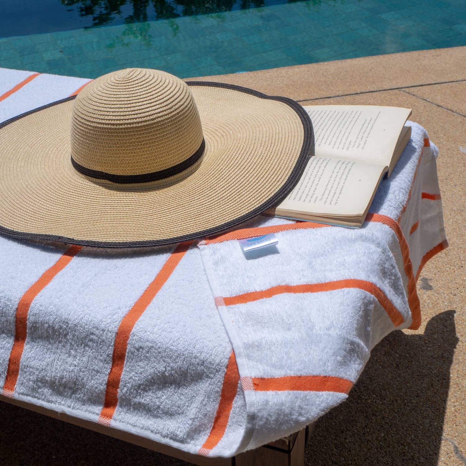 Arkwright Home - Wholesale Beach Towel - 2 Pack of Chaise Lounge Chair Towels, Fitted Pocket58