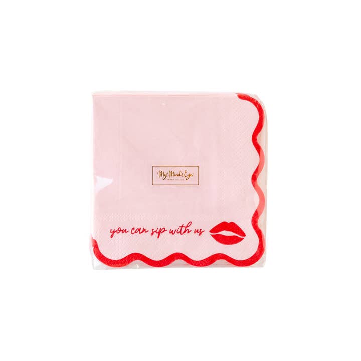 GAL1038 - Galentines Cocktail Napkin for wholesale by My Mind’s Eye