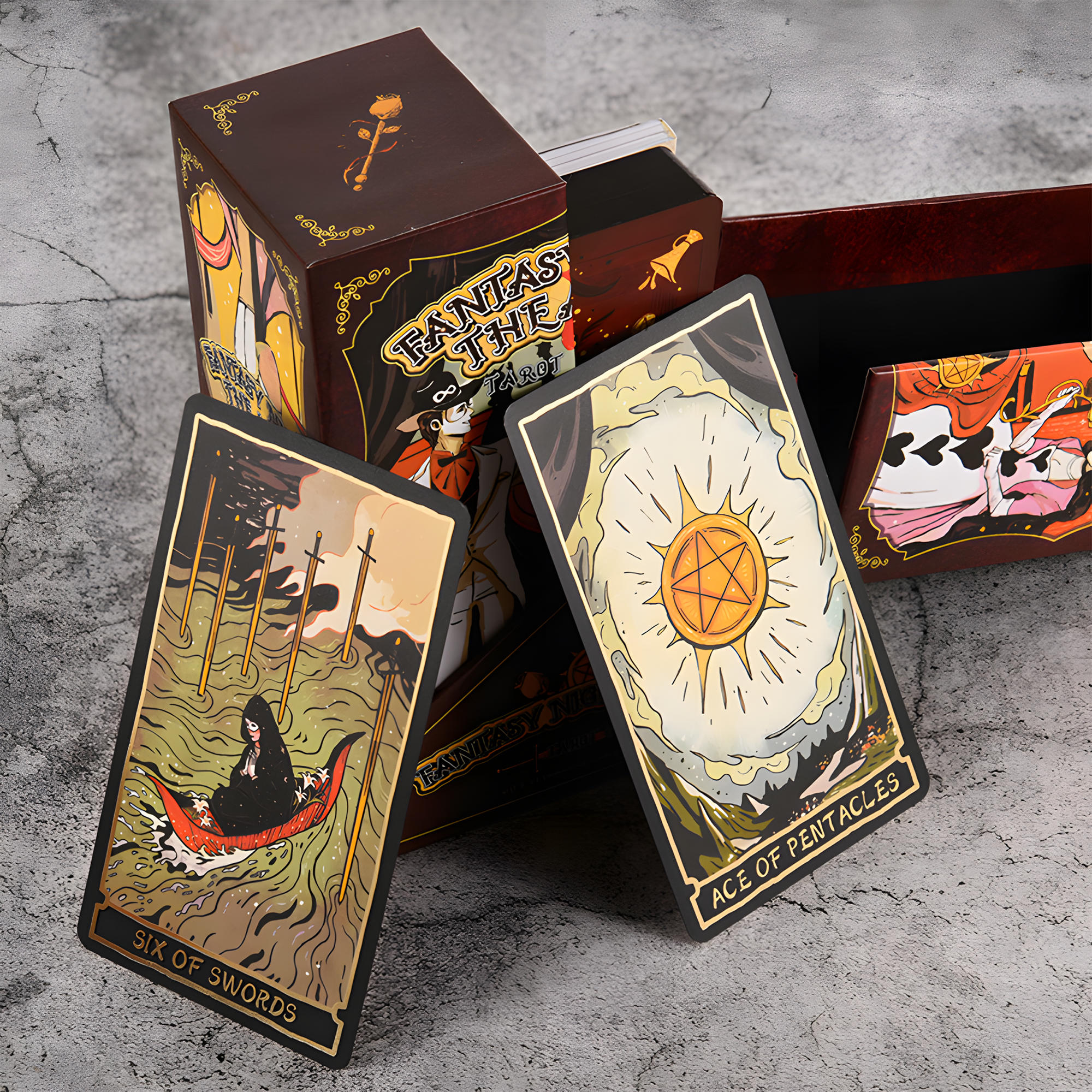 Vermilion Collection – wholesale Tarot cards – Fantasy Night Theater Tarot7