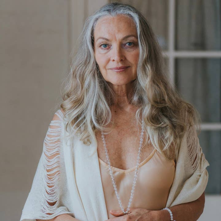 INTENTION - Clear Quartz Mala for wholesale by YAM temple