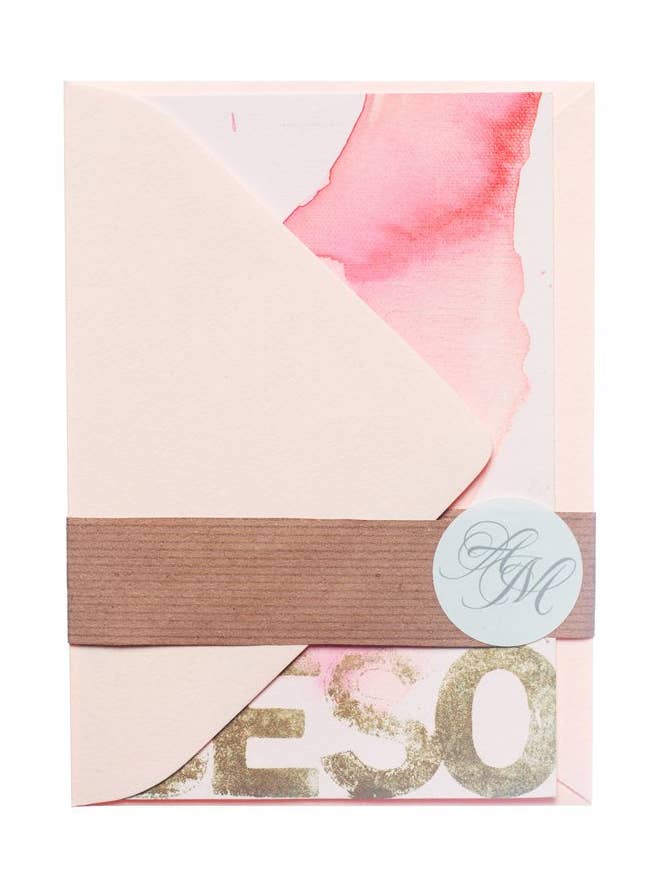 BLUE CLOUD CARD for wholesale by Aquarelle Maison