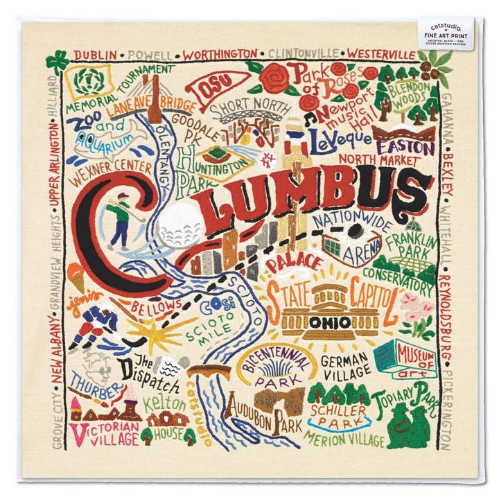 catstudio - Wholesale Art Print - Columbus Fine Art Print