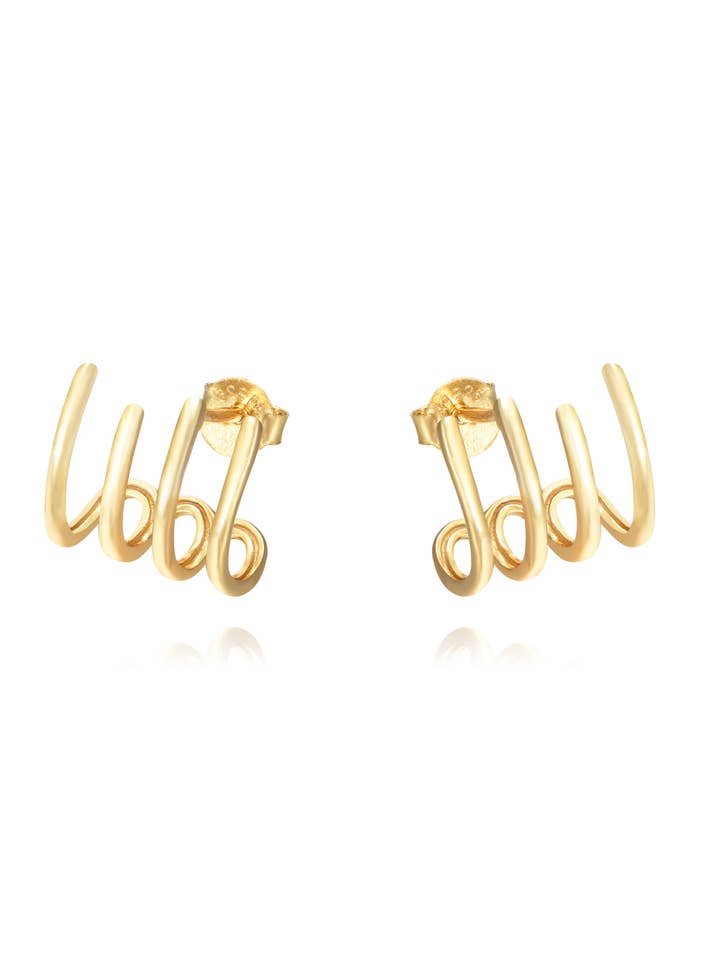 Aitana earrings for wholesale by FLOR DE MENTA JEWELRY