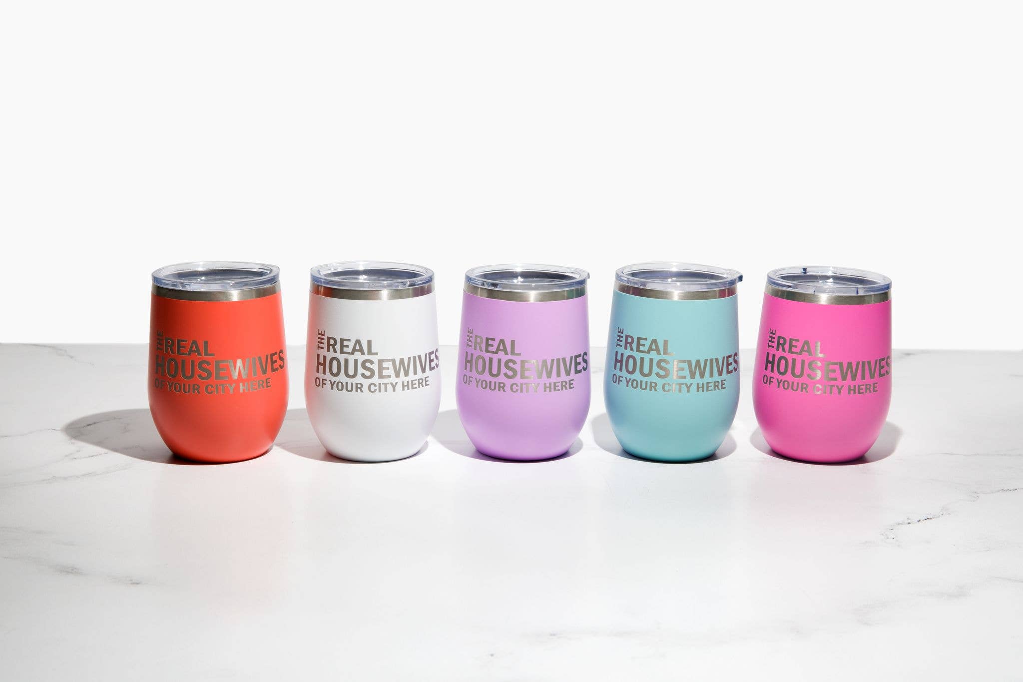 Funny Rugged Men Wine Tumbler Real men grow their own scarf Pink 12oz