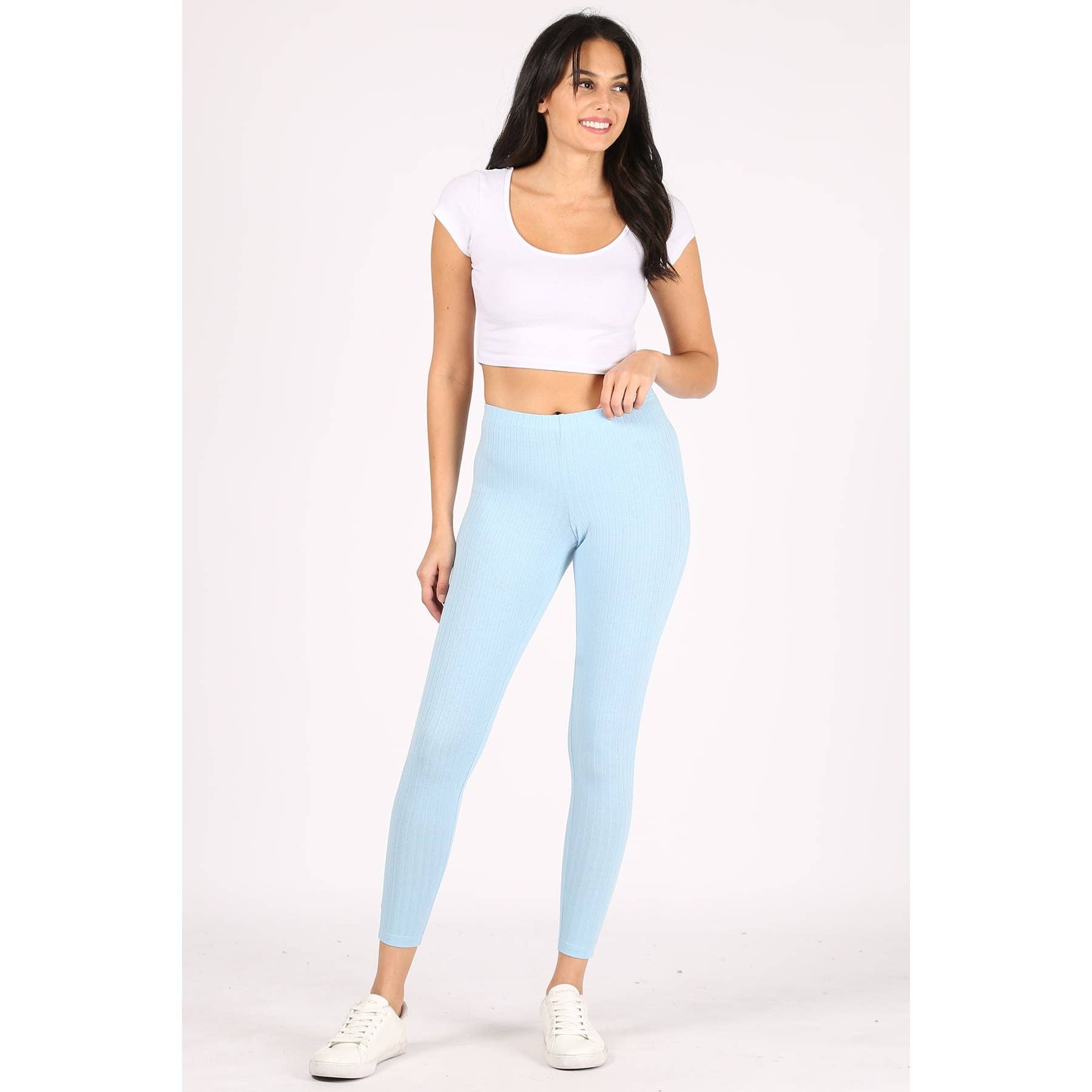 UP CLOTHING - Wholesale Athletic/Lounge Leggings - Women's - High-Waisted Ribbed Leggings5