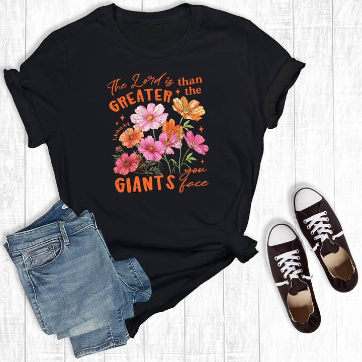 Blomster Tro Herren Er Større Grafisk T-shirt for engroshandel hos Rebel Rose