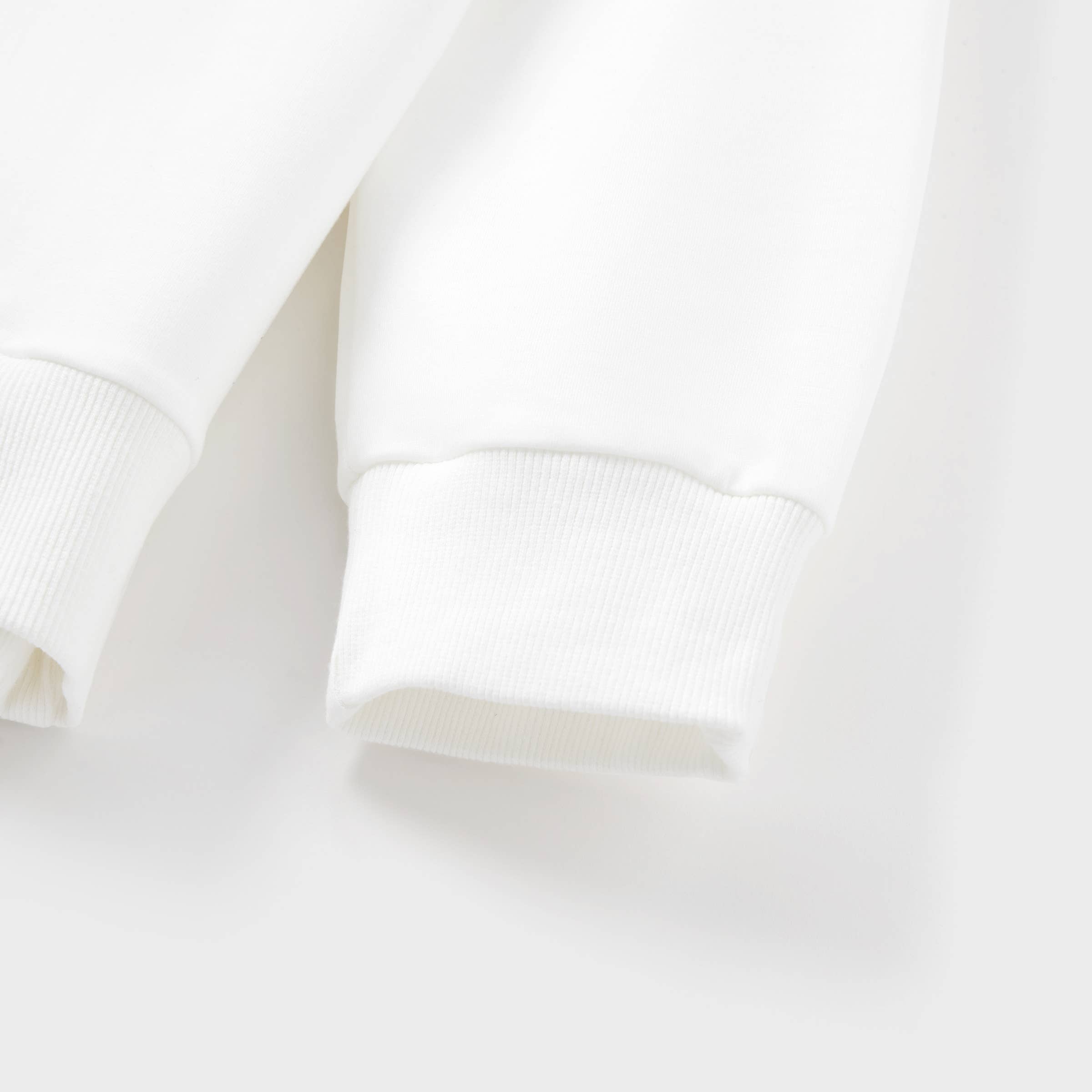 Brun Familjens matchande plagg: långärmad pikétröja och klänning med volangkant för wholesale på Faire28