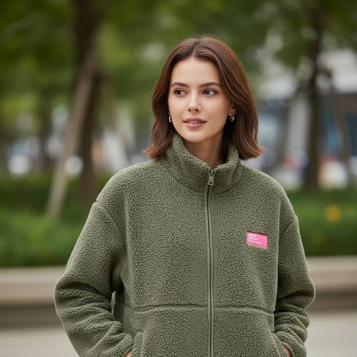 Women's zip-up fleece jacket and other Purchase Wholesale side zip jacket. Free Returns & Net 60 Terms on Faire trending on Faire.