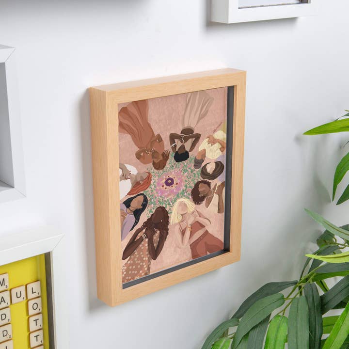 Rinkit Ltd - Wholesale Picture Frame - Nicola Spring Box Photo Frame - 8x10 - Light Wood2