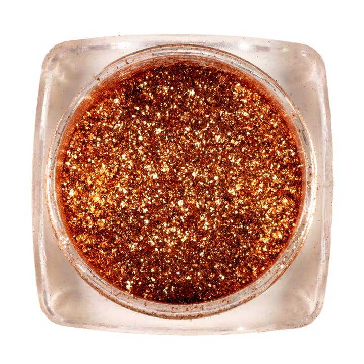 Eco friendly Loose Glitter Eyeshadow Pigment Moroccan Bronze for wholesale by ST Essentials