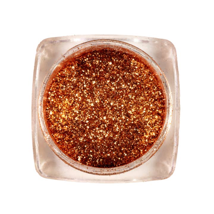 Eco friendly Loose Glitter Eyeshadow Pigment Moroccan Bronze for wholesale by ST Essentials