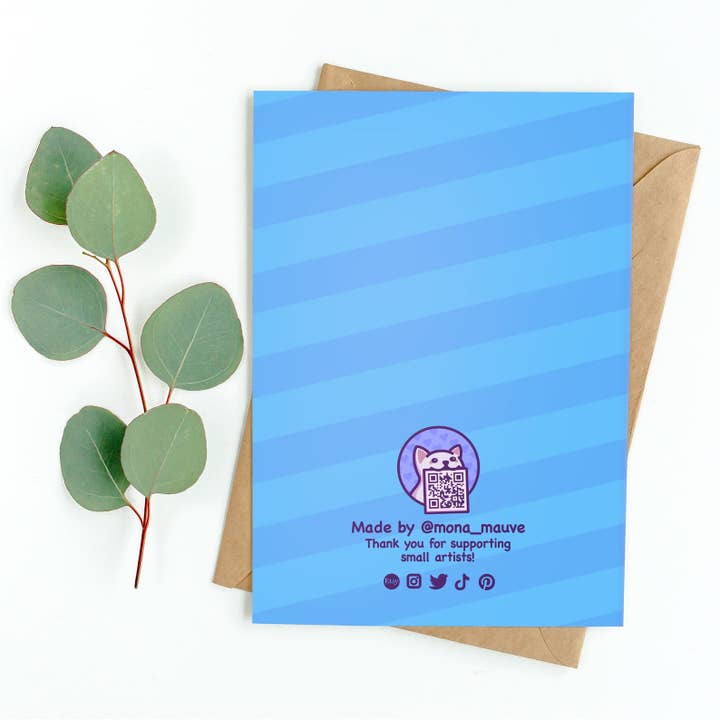 Mona Mauve • Silly Art! - Wholesale Birthday Card - Sad Hamster Meme | Funny Birthday Card