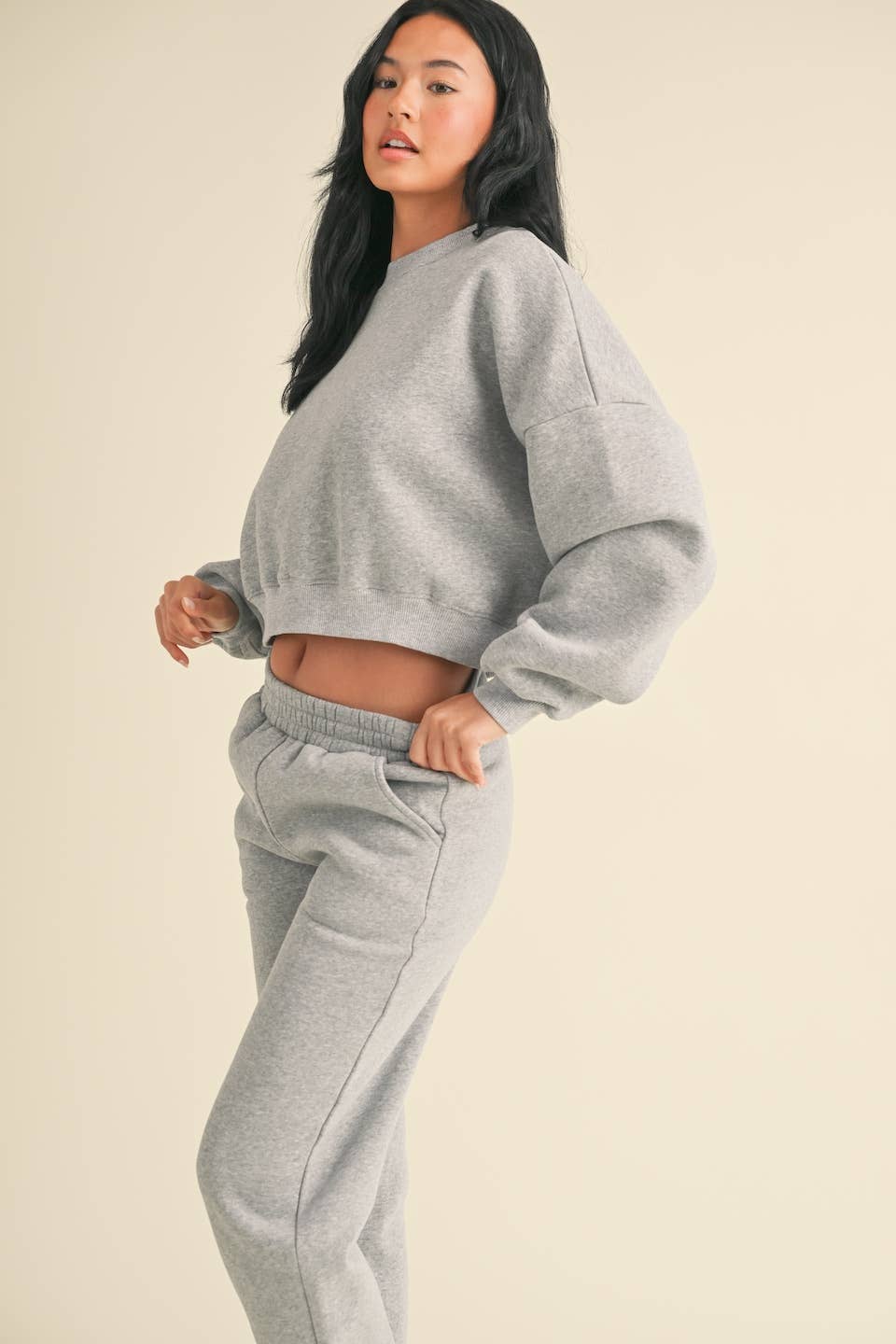 KIMBERLY C - Wholesale Sweatshirt - Women's - Cozy Fleece Oversized Crewneck Sweatshirt SALE7
