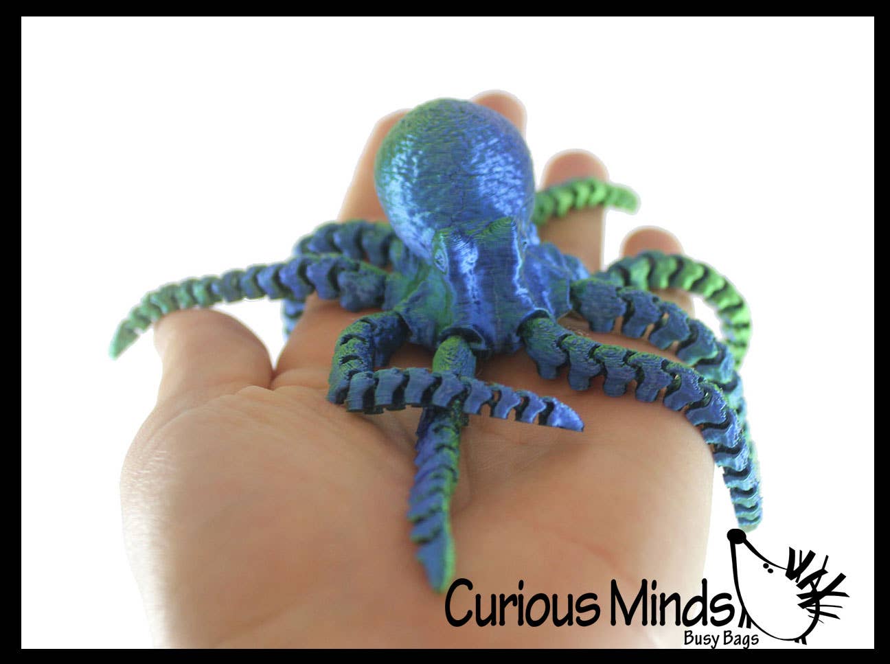 Curious Minds Toys - Wholesale Fidget Toy - Kids - 1 - 3D Printed Octopus Wiggle Articulated Jointed Moving Fid5