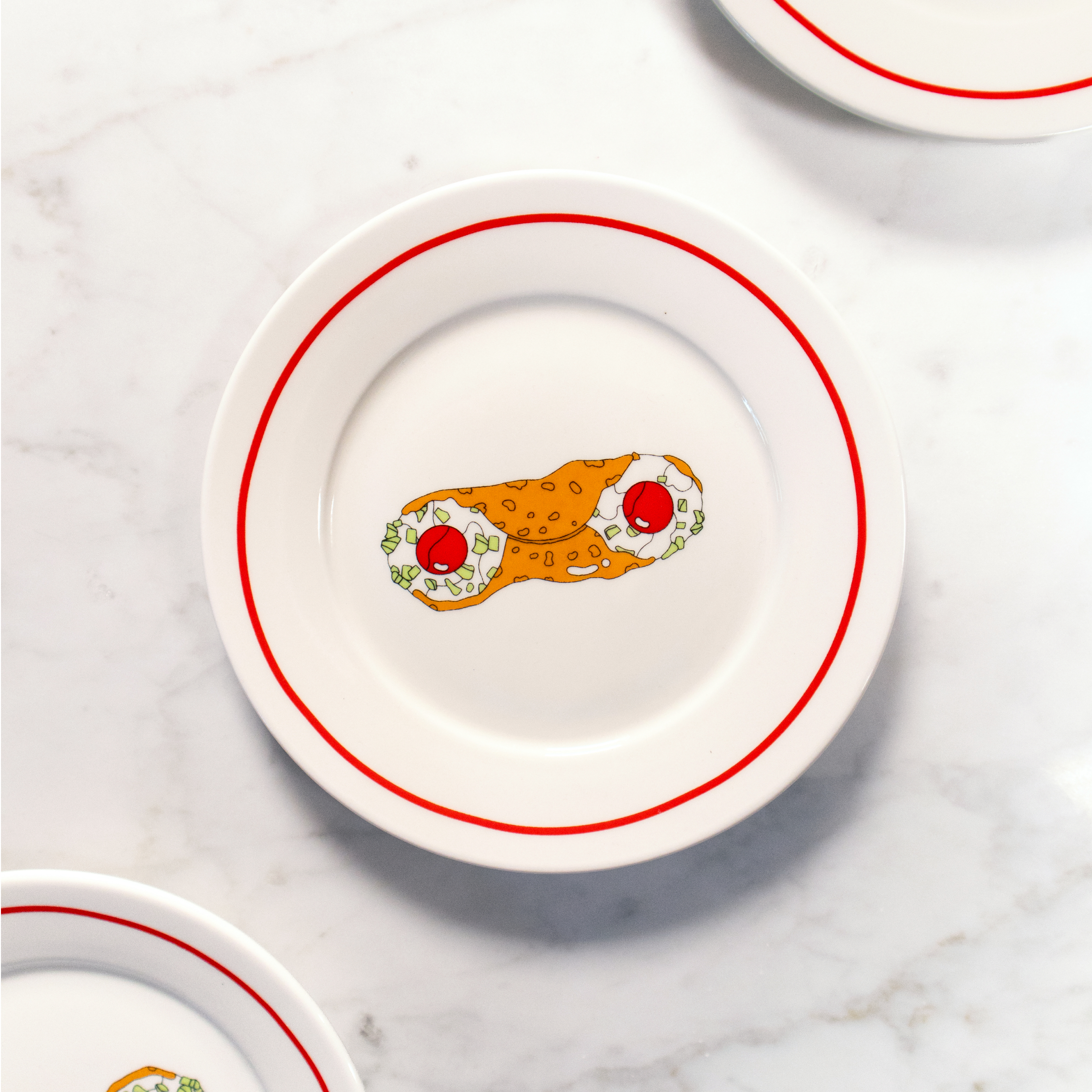 Marianna Fierro Shop - Vendita all'ingrosso Scodelle - Piatti da dessert Cannoli2