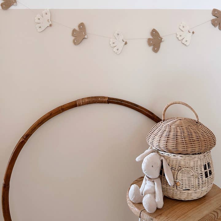 Bee Boheme - Wholesale Bunting/Garland - Felted Wool Bird Garland0