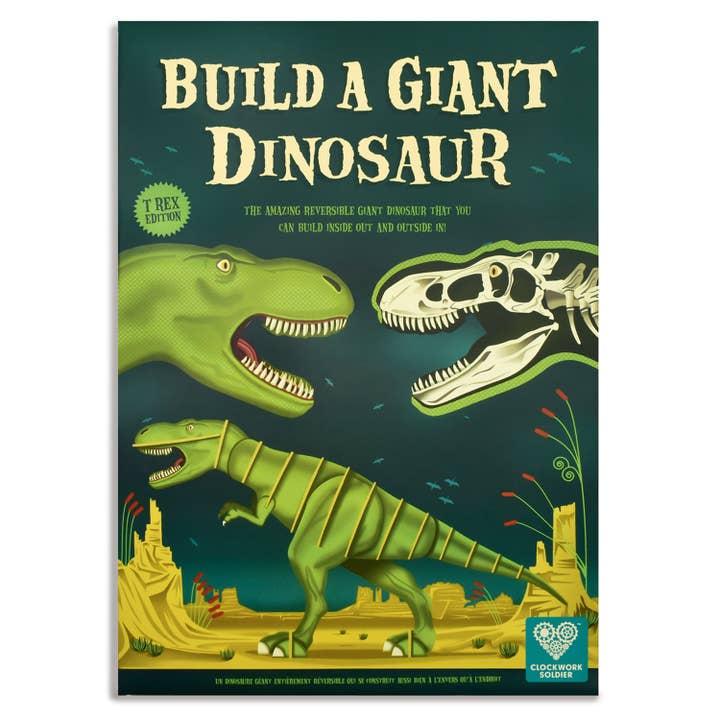 Build A Giant Dinosaur Cardboard Model Kit for wholesale by Clockwork Soldier - USA
