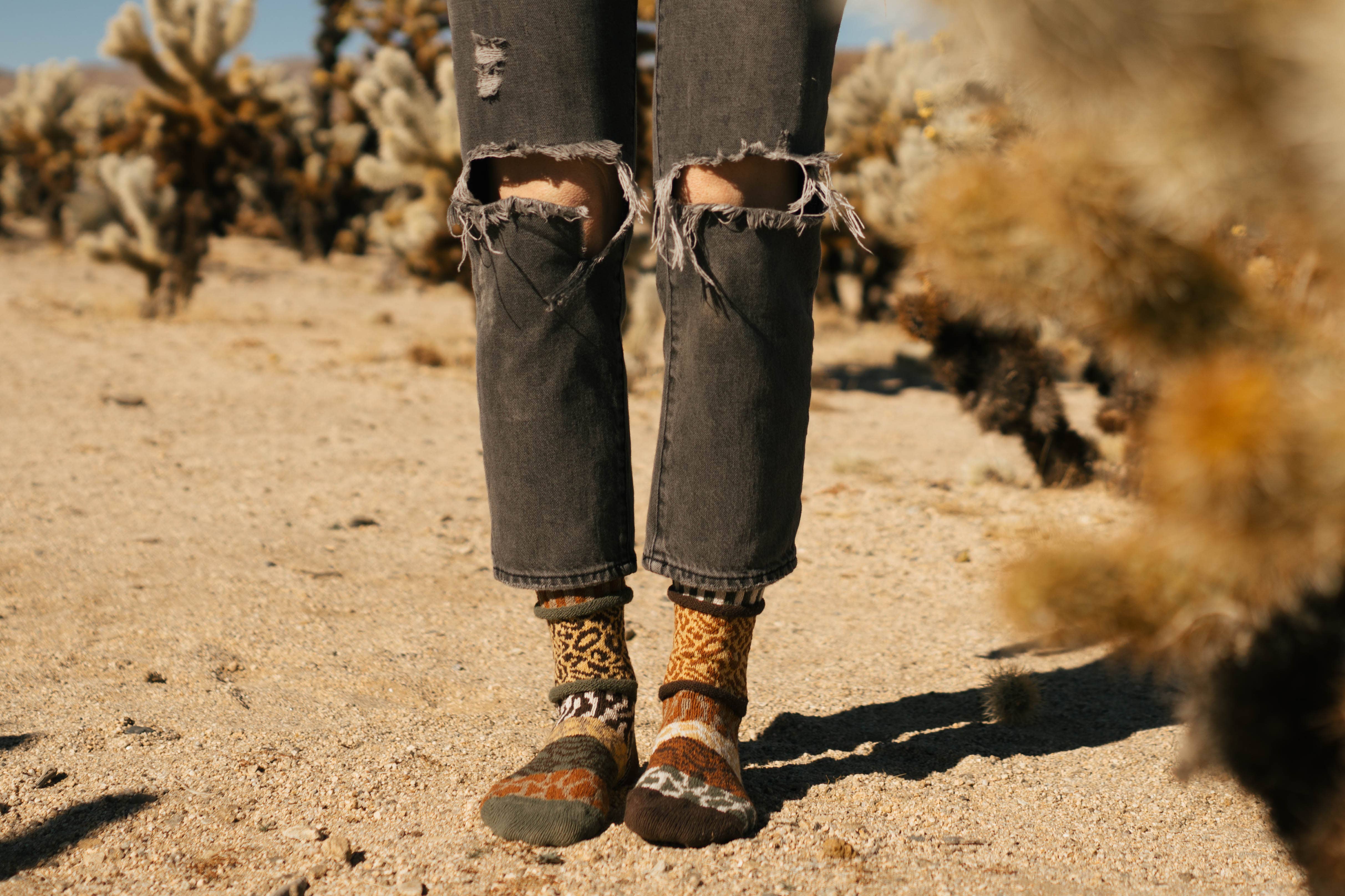 Solmate Socks - Wholesale Socks - Women's - Savanna Crew Socks | Gives Back To Wildlife Conservation 3