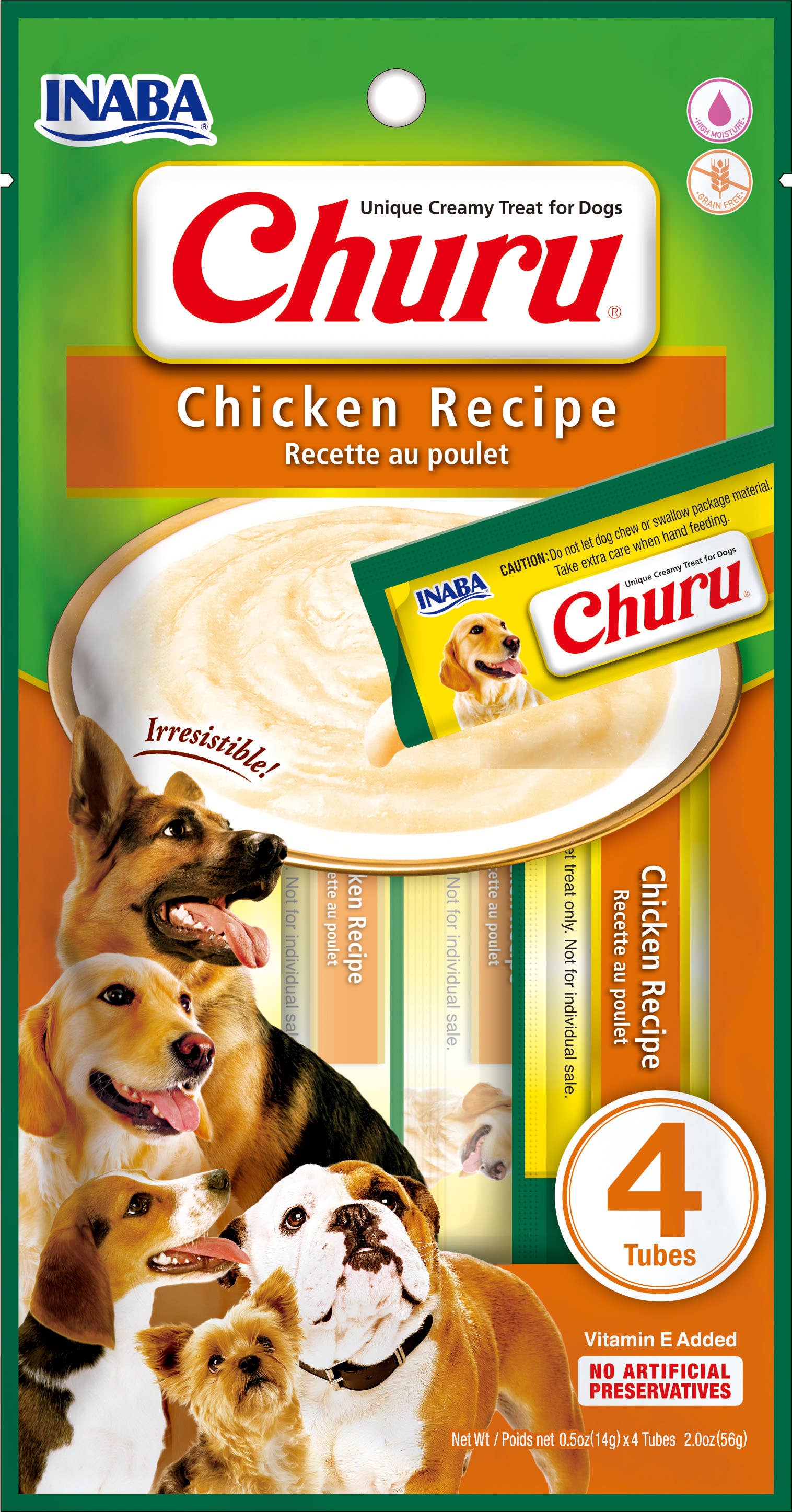 Finest Petfoods – wholesale Godis - Hund – INABA Churu Dog Kyckling recept0
