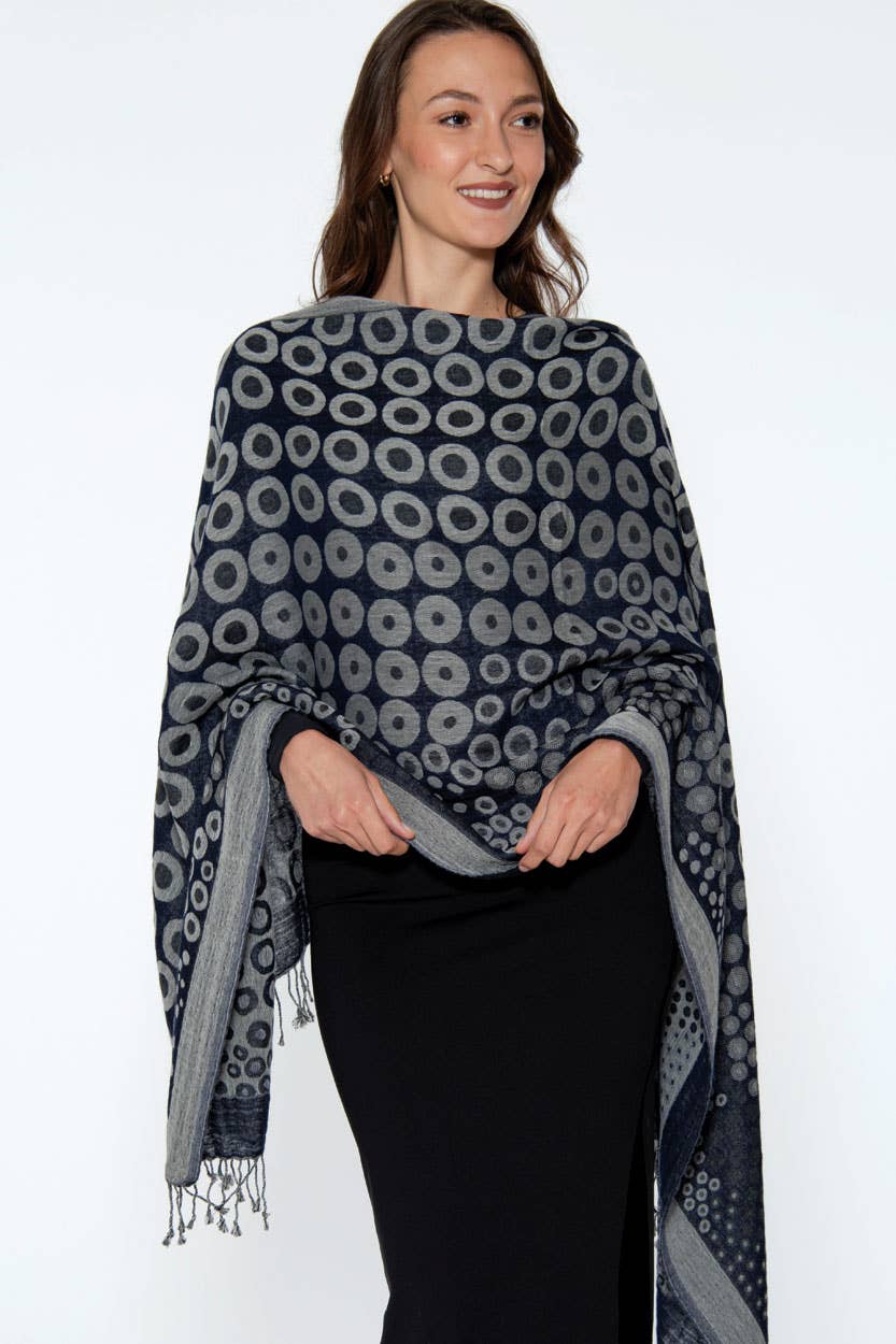 Sevya Handmade - Wholesale Wrap - Women's - Kalya Wool & Cotton Shawl5